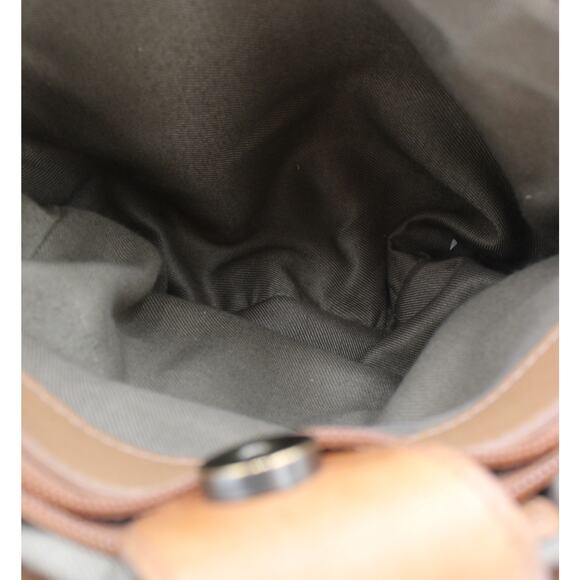 Fossil Crossbody Bag Y2K Woven Straw Tan Leather Strap Vintage Shoulder Purse - Picture 13 of 13